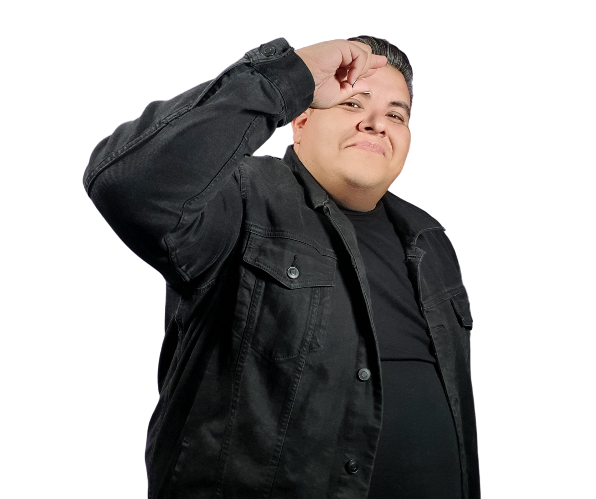 Polox Guerra anunciando la próxima tienda de La Cabina